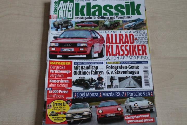 Deckblatt Auto Bild Klassik (12/2011)